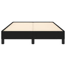 sengeramme uden madras 120x190 cm stof sort