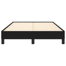 sengeramme uden madras 120x190 cm stof sort