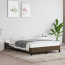 sengeramme uden madras 120x190 cm stof mørkebrun
