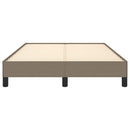 sengeramme uden madras 120x190 cm stof gråbrun