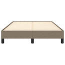 sengeramme uden madras 120x190 cm stof gråbrun