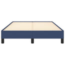 sengeramme uden madras 120x190 cm stof blå