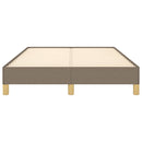 sengeramme uden madras 120x190 cm stof gråbrun