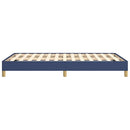 sengeramme uden madras 120x190 cm stof blå
