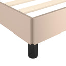 sengeramme uden madras 120x190 cm cappuccino farvet