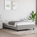 sengeramme uden madras 120x190 cm stof enkeltseng lysegrå