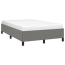 sengeramme uden madras 120x190 cm stof enkeltseng Mørkegrå