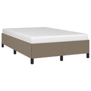 sengeramme uden madras 120x190 cm stof gråbrun