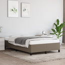 sengeramme uden madras 120x190 cm stof gråbrun
