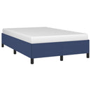sengeramme uden madras 120x190 cm stof blå