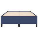 sengeramme uden madras 120x190 cm stof blå