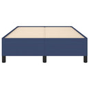 sengeramme uden madras 120x190 cm stof blå