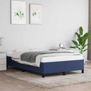 sengeramme uden madras 120x190 cm stof blå