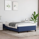 sengeramme uden madras 120x190 cm stof blå