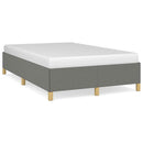 sengeramme uden madras 120x190 cm stof enkeltseng Mørkegrå