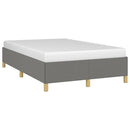 sengeramme uden madras 120x190 cm stof enkeltseng Mørkegrå