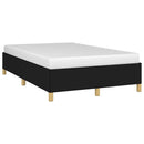 sengeramme uden madras 120x190 cm stof sort