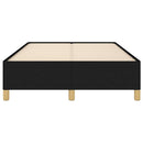 sengeramme uden madras 120x190 cm stof sort