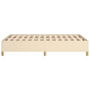 sengeramme uden madras 120x190 cm stof cremefarvet