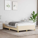 sengeramme uden madras 120x190 cm stof cremefarvet