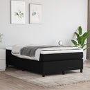 kontinentalseng med madras 120x190 cm stof sort