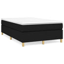 kontinentalseng med madras 120x190 cm stof sort