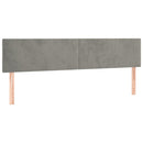 kontinentalseng med madras 120x190 cm velour lysegrå