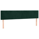 kontinentalseng med madras 120x190 cm velour mørkegrøn