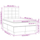 kontinentalseng med madras 120x190 cm velour lyserød