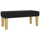 kontinentalseng med madras 120x190 cm stof sort