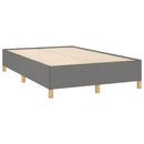 kontinentalseng med madras 120x190 cm stof sort
