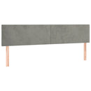 kontinentalseng med madras 120x190 cm velour lysegrå