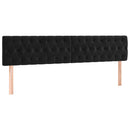 kontinentalseng med madras 120x190 cm velour sort