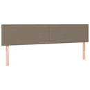 sengeramme uden madras 120x190 cm stof gråbrun