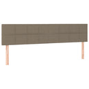 sengeramme uden madras 120x190 cm stof gråbrun