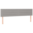 sengeramme uden madras 120x190 cm stof enkeltseng lysegrå