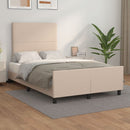 sengeramme uden madras 120x190 cm cappuccino farvet