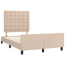 sengeramme uden madras 120x190 cm cappuccino farvet