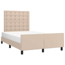 sengeramme uden madras 120x190 cm cappuccino farvet