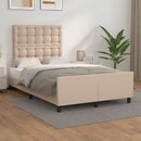 sengeramme uden madras 120x190 cm cappuccino farvet