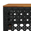 sofasæt til haven 10 dele med hynder polyrattan sort