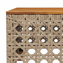sofasæt til haven 11 dele med hynder polyrattan beige