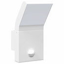 udendørs LED-væglampe med sensor trykstøbt aluminium hvid