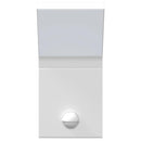 udendørs LED-væglampe med sensor trykstøbt aluminium hvid