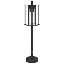 udendørs standerlampe 3 stk. 60 cm rustfrit stål sort