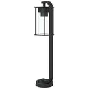 udendørs standerlampe 3 stk. 60 cm rustfrit stål sort