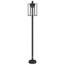 udendørs standerlampe 100 cm rustfrit stål sort