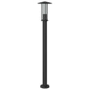 udendørs standerlamper 3 stk. 100 cm rustfrit stål sort