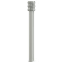 udendørs standerlamper 3 stk. 110 cm rustfrit stål sølvfarvet