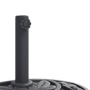parasolfod Ø38/48 mm stænger 9 kg halvrund